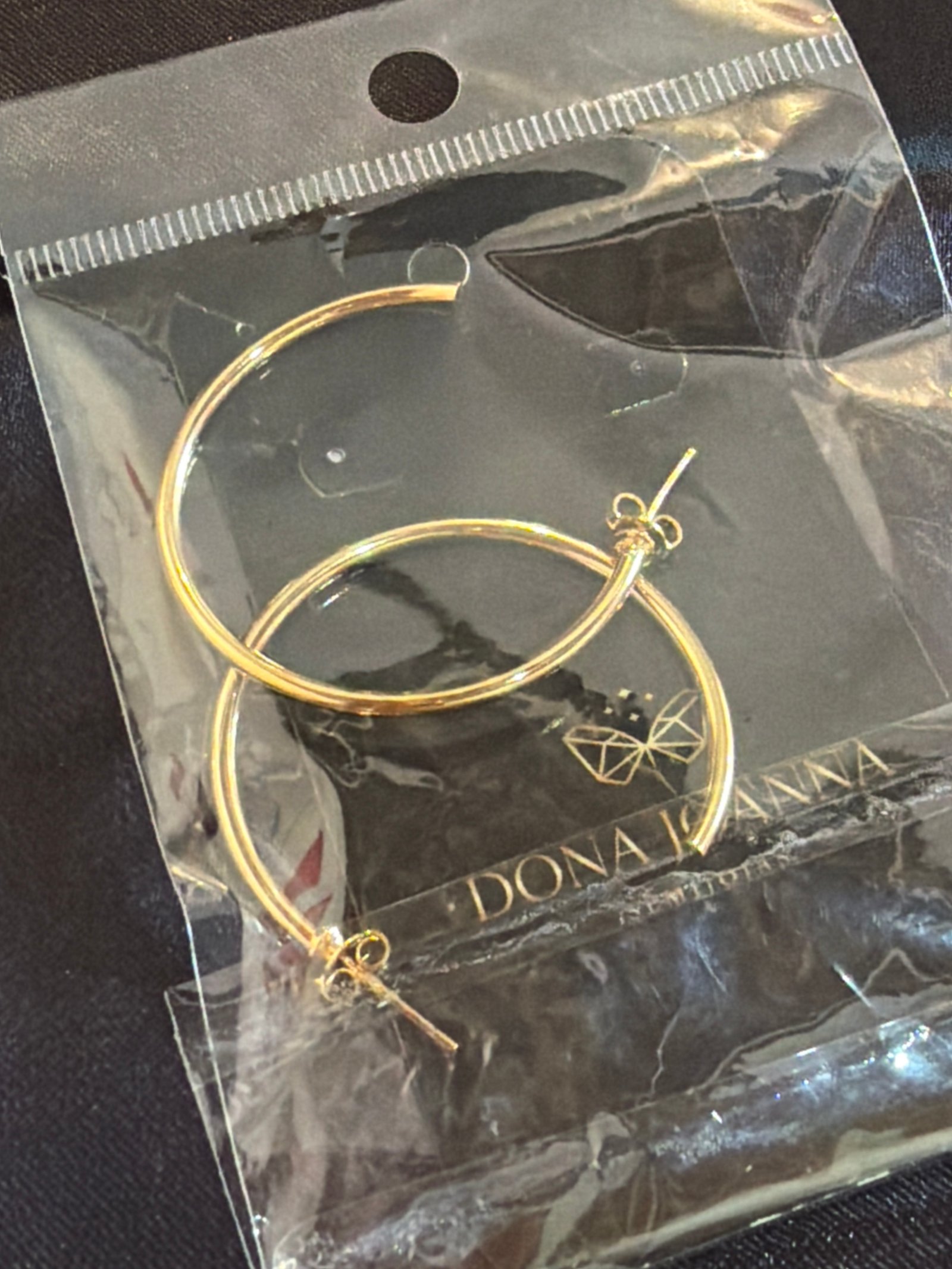 Argola dourada média