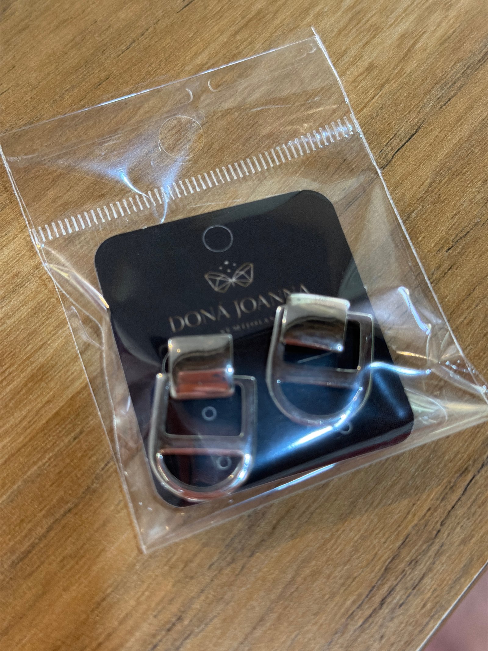 Brinco clip prata