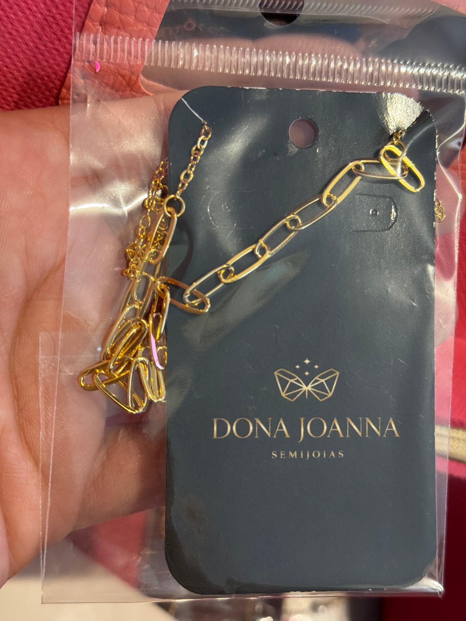 Colar elos dourado