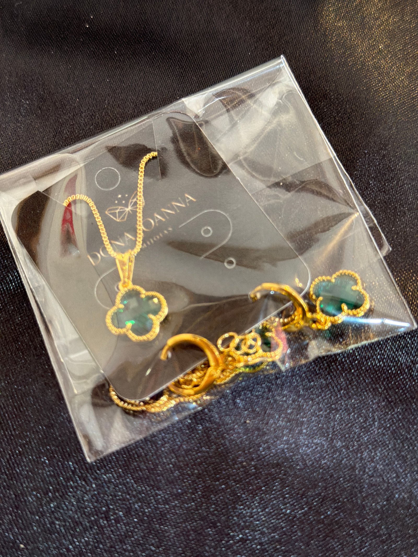 Conjunto trevo verde