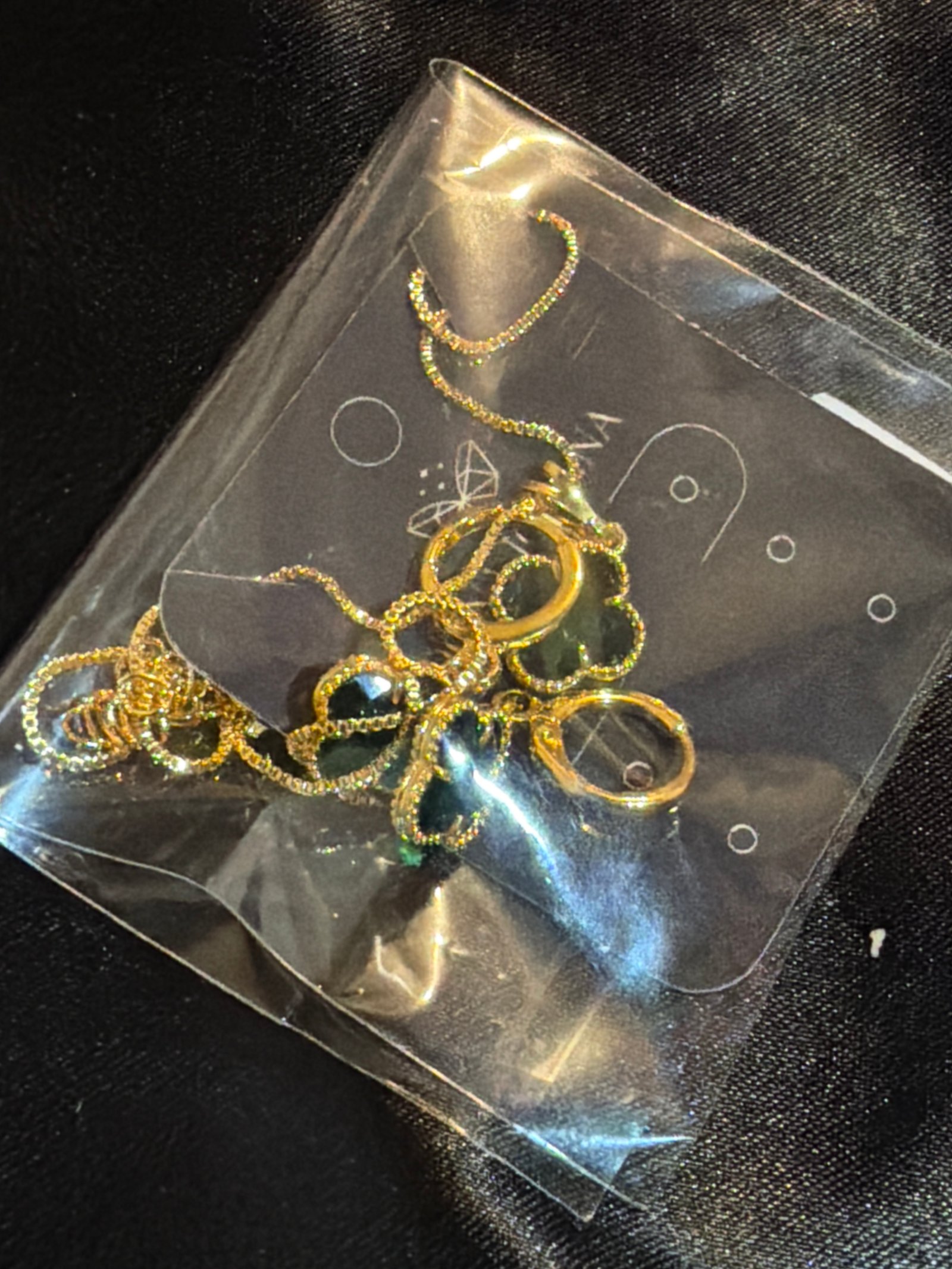 Conjunto trevo verde
