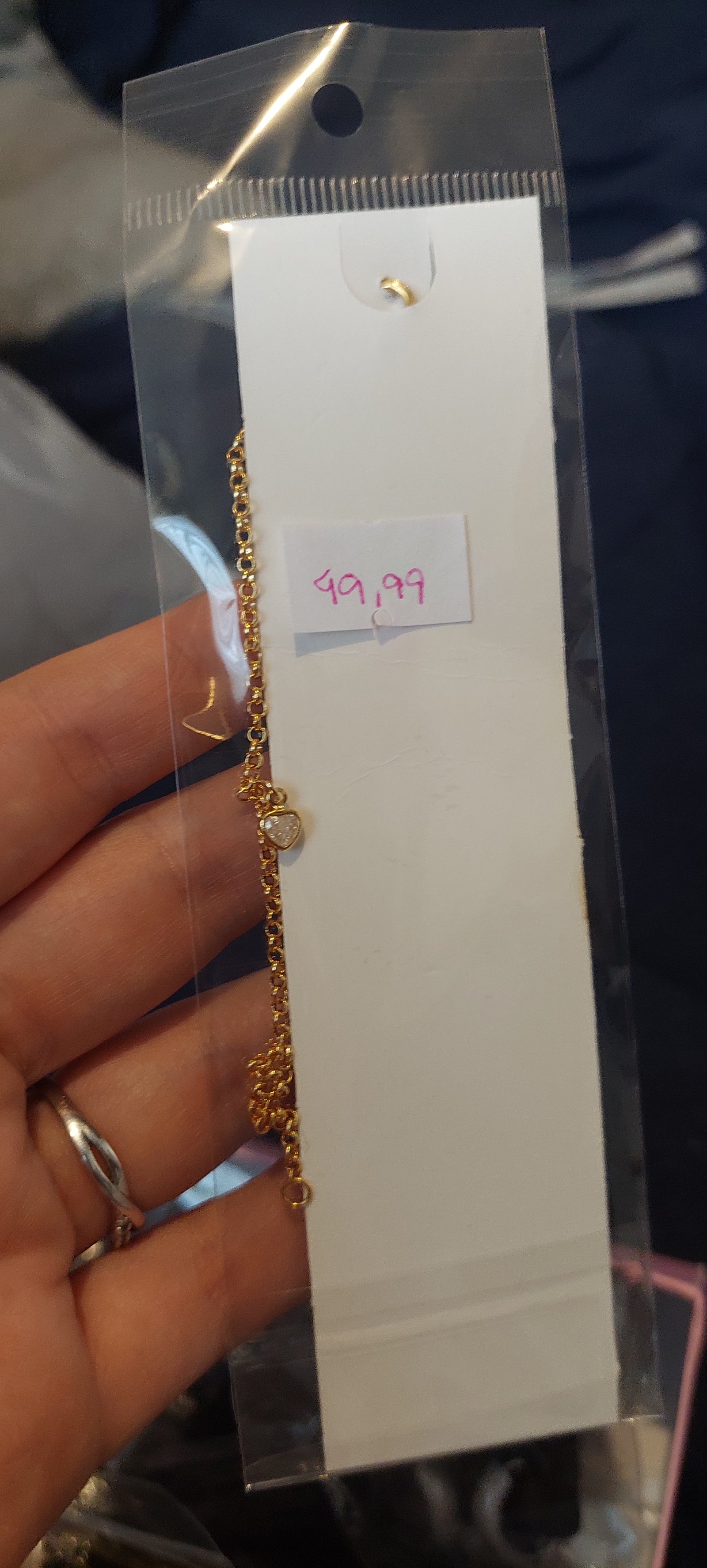 Pulseira coração