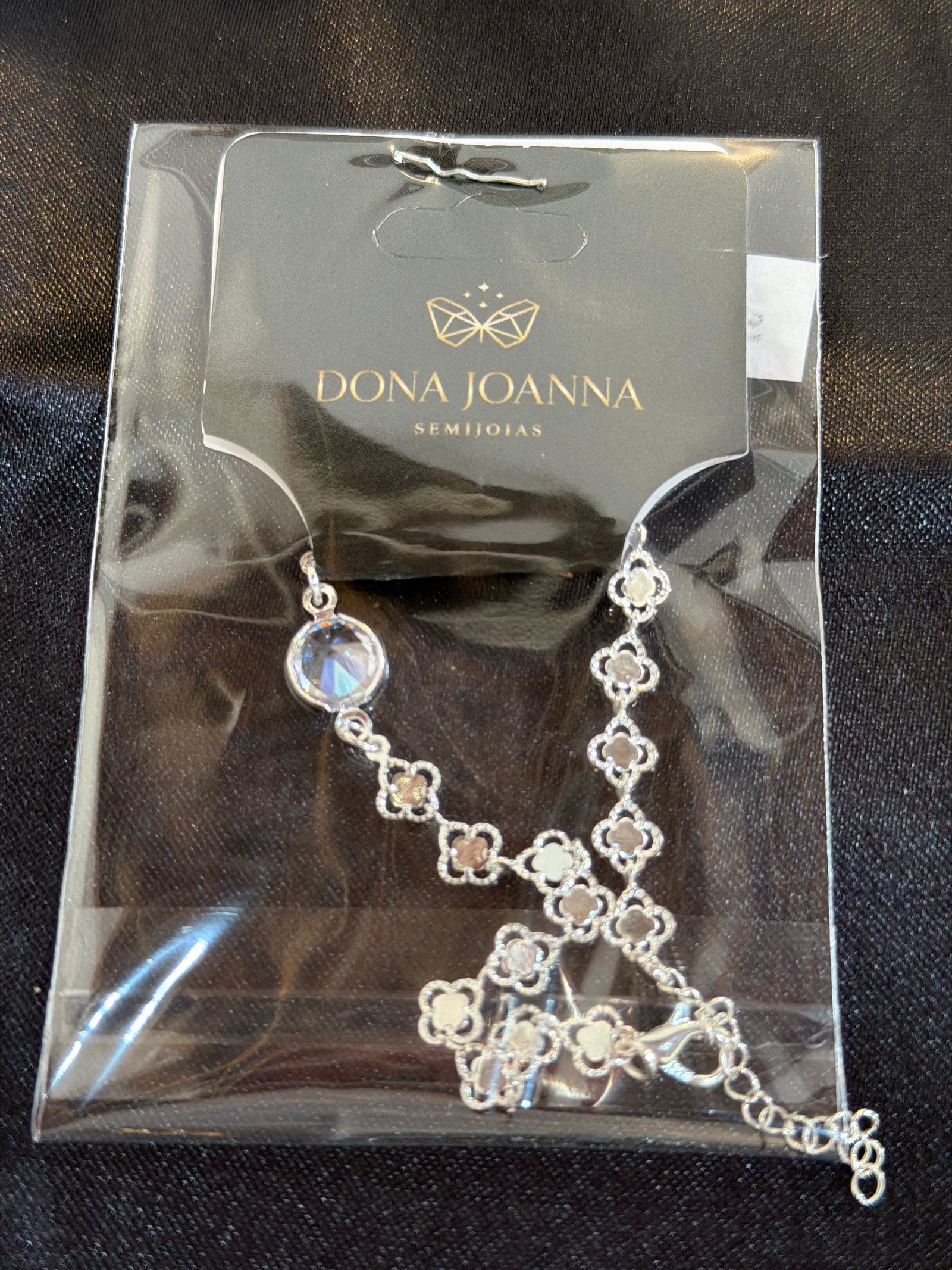 Pulseira ponto de luz + flores