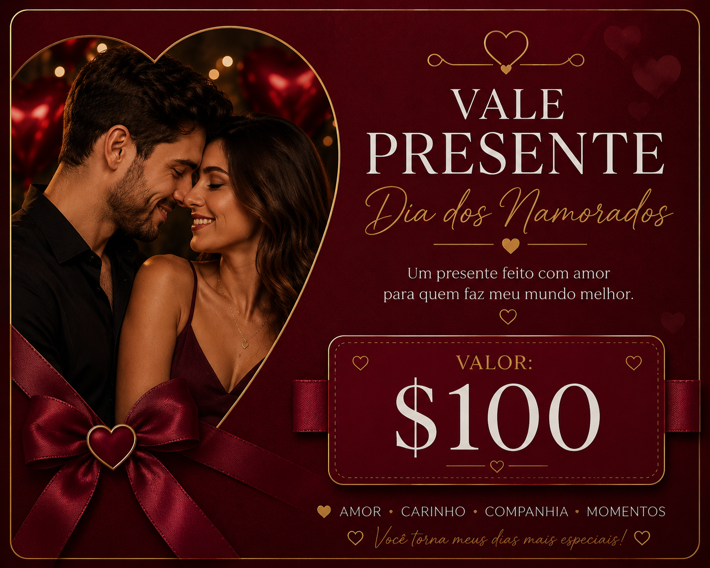 Vale presente $100