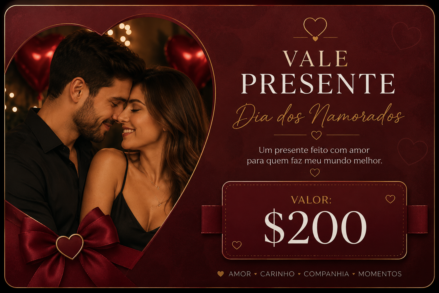Vale presente $200