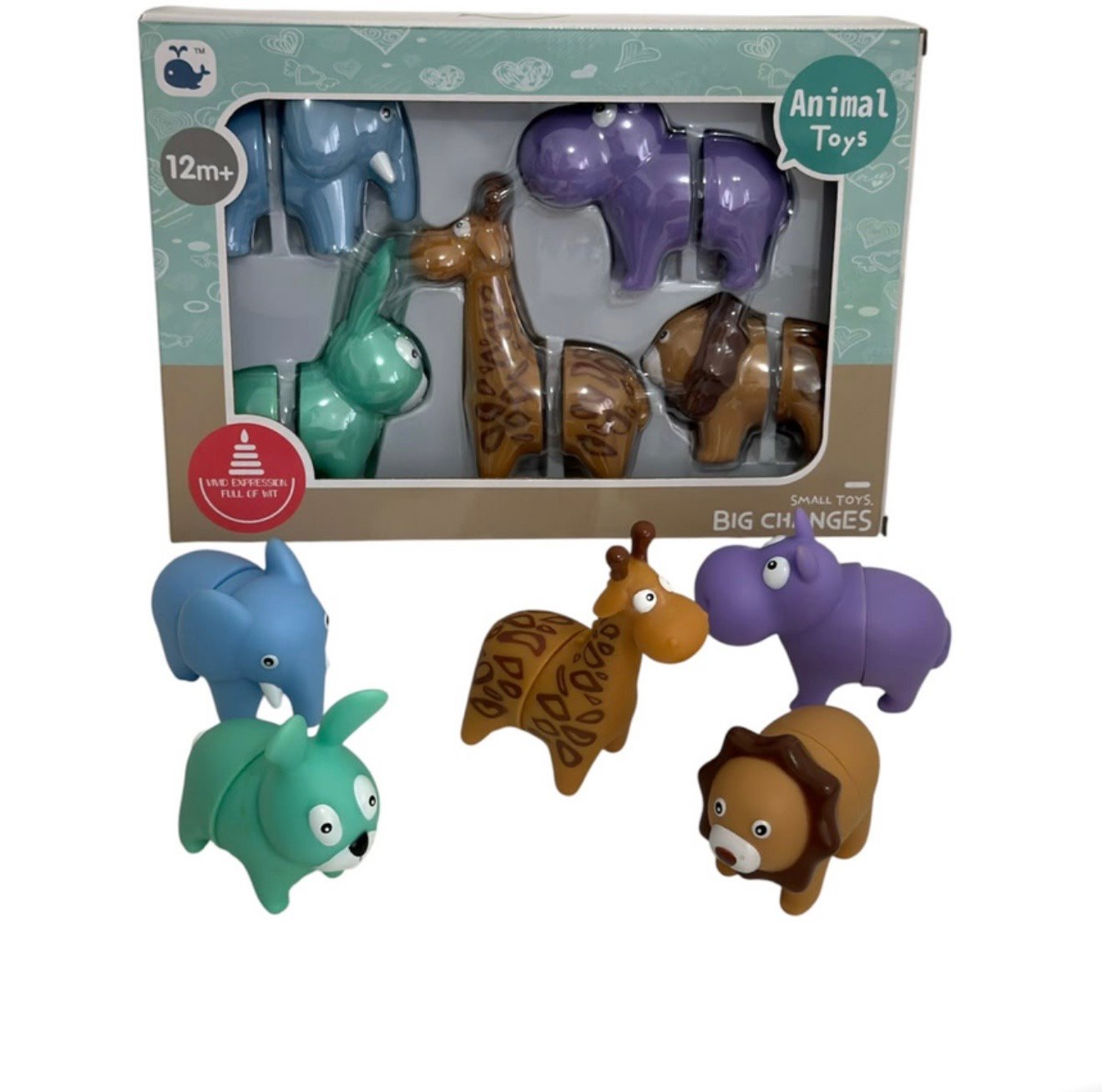 Jogo animais magnético